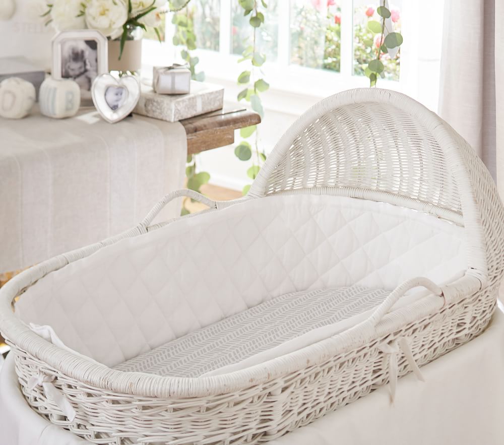 Bassinet skirt pottery barn sale
